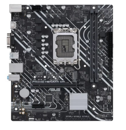 Tarjeta Madre ASUS Micro-ATX H610M-K D4 - S-1700, Intel H610, HDMI, 64GB DDR4 para Intel ? Listo para la 14a, 13a y 12a generación de procesadores Intel Tarjeta Madre ASUS Micro-ATX H610M-K D4 - S-1700, Intel H610, HDMI, 64GB DDR4 para Intel ? Listo para la 14a, 13a y 12a generación de procesadores Intel